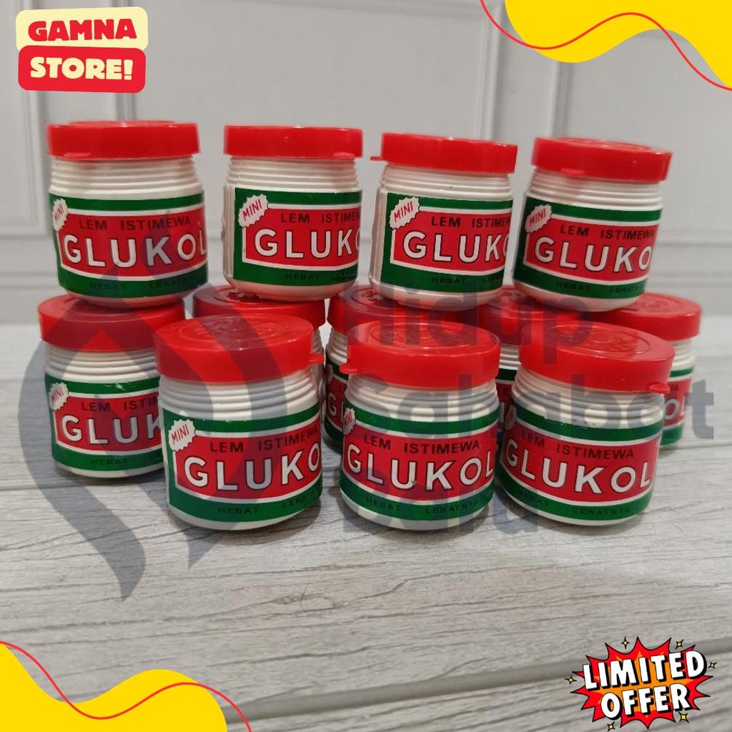 

Satu Pack ( 24 Biji ) Lem Kertas Glukol Kecil Diskon Setengah Harga