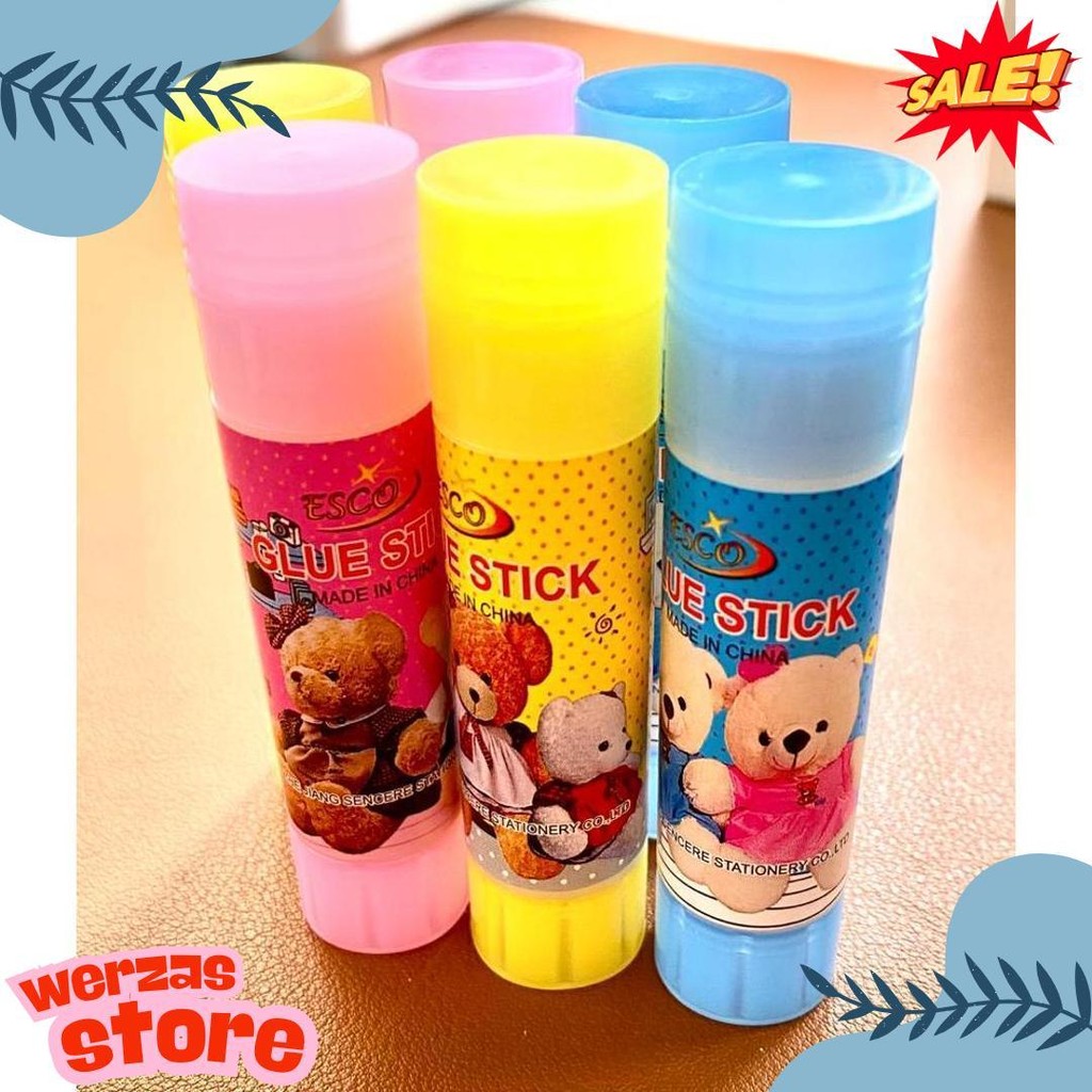 

[24 Pcs] Glue Stick Mini - Model Fancy - 10 Gram - Merk Random Flash Sale! Diskon Hingga 70%