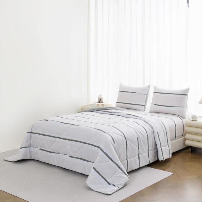 INFORMA SET SEPRAI MICROFIBER YUKO SPREI SEPRAI AESTHETIC SEPREI SHEET SET BED SHEET AKSESORIS TEMPA