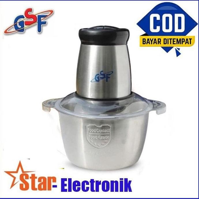 Tersedia GSF Blender penggiling daging chopper 2L gilingan daging GSF G-3802
