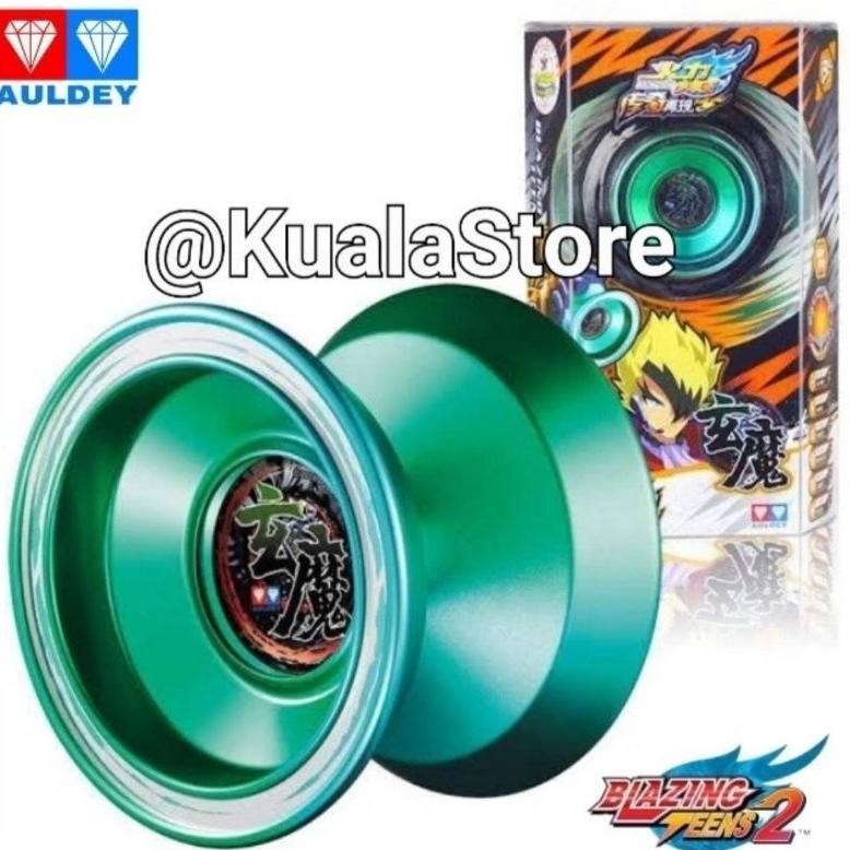 NEWW Yoyo Auldey Blazing Teens Original DEMON BLAZE Metal Intermediate Series Profesional Contest