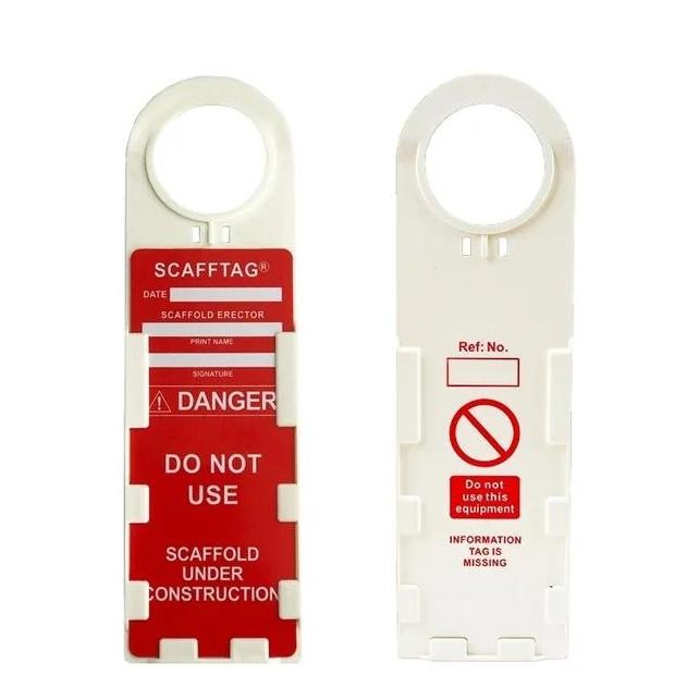 

READY Scaffolding Tag Holder Danger 1 set NEW