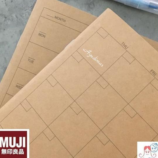 

READY MUJI - Monthly / Weekly Notebook A5 - Planner - Agenda NEW