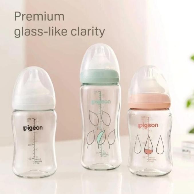 Tersedia Pigeon T Ester Botol Susu Wide Neck/ Pigeon Newborn Bottle T ester