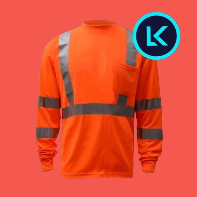 (Allthebest) Kaos polos safety scotlight proyek
