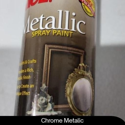 READY cat Semprot Warna Silver Mirror Spray Paint Metalic Ace NEW