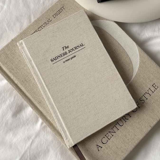 

READY The Sadness Journal / Linen Journal Notebook / 5 Minutes Journal NEW