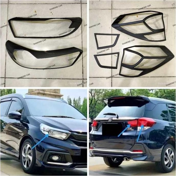 Tersedia MOBILIO 2018-2020 GARNISH LAMPU DEPAN BELAKANG HITAM DOFF MOBILIO RS