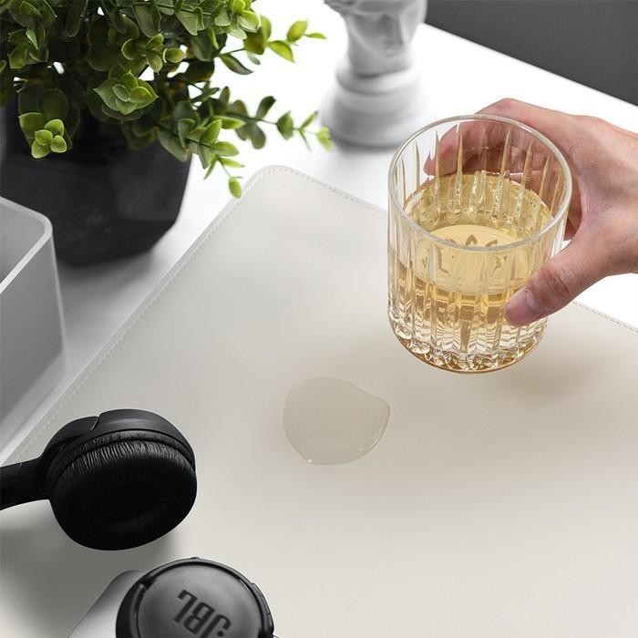 Desk Mat Dnac - Minimalistic Desk Mat Mousepad Leather From Dnac Gray Original Dan Terpercaya