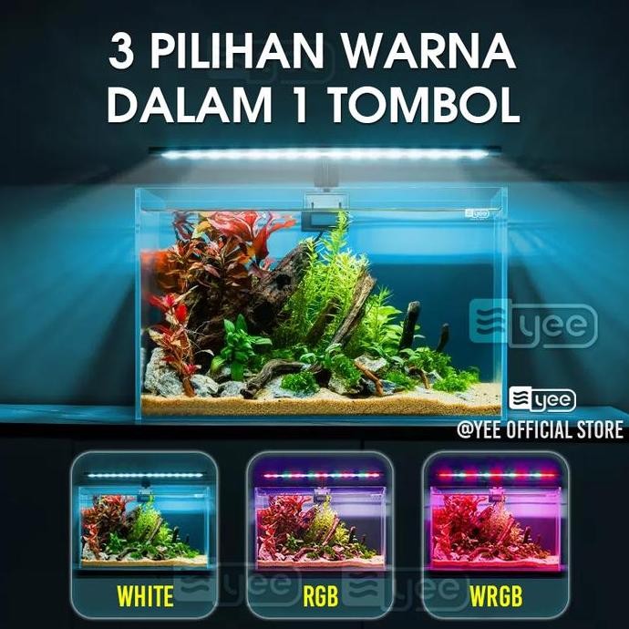 Tersedia Lampu Aquarium Led/ Lampu Led Aquarium / Lampu Aquarium Jepit / Lampu Aquascape