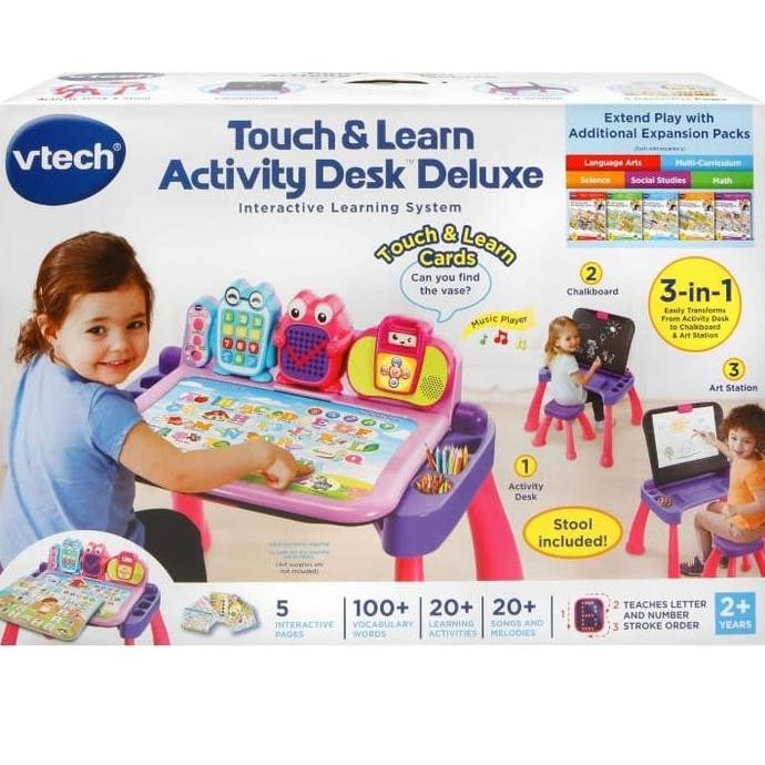 VTech Touch and Learn Activity Desk Deluxe - BLUE Table