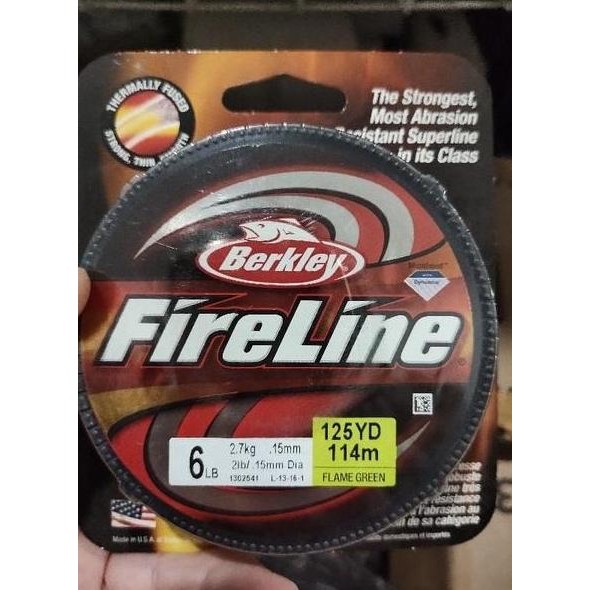 Tersedia Senar pancing berkley fireline 114m senar kecil tapi kuat
