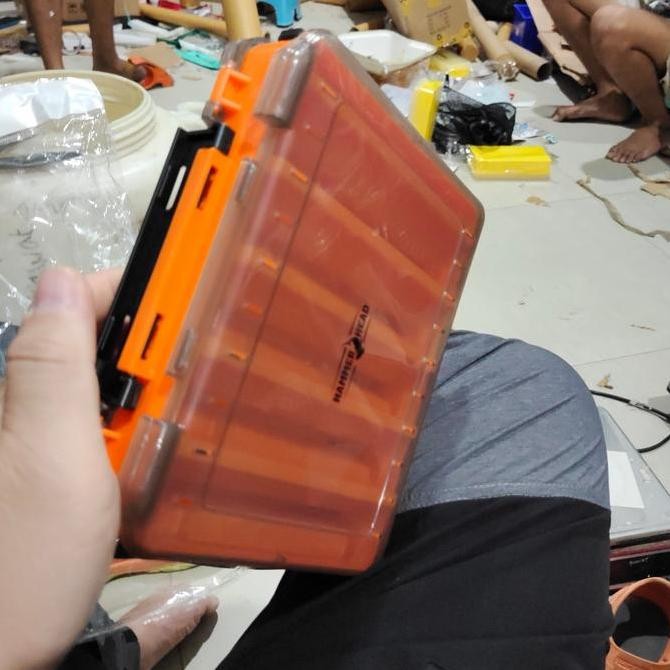 Tersedia kotak pancing lure hammerhead bening xd 31 besar atau kecil