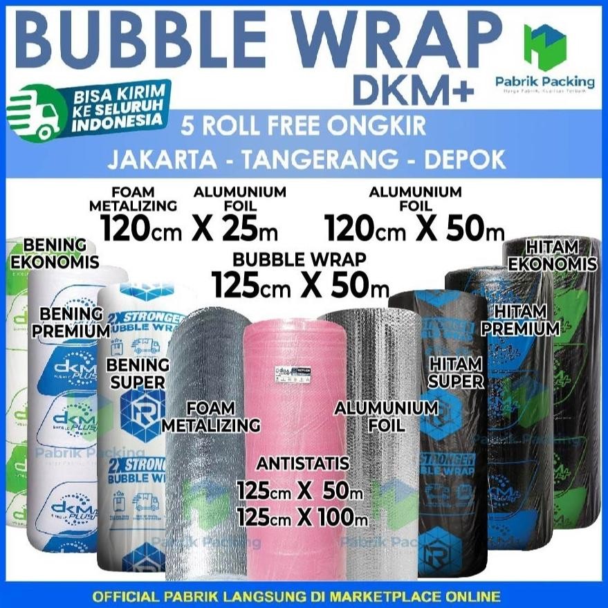 

Produk Baru!! Plastik Bubble Wrap Premium 125cm x 50m Termurah Delkomas