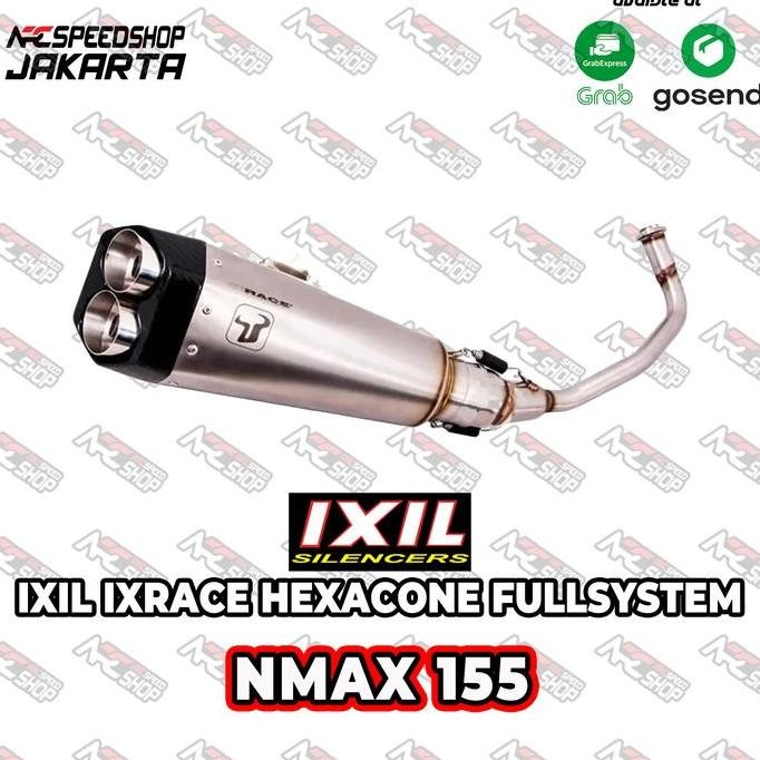 Knalpot Ixil IXrace Hexacone Nmax 155 Fullsystem Orinal Spain