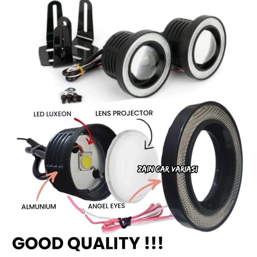 ANGEL EYES COB VARIASI LAMPU FOGLAMP MOBIL HONDA JAZZ GK5 GK 5