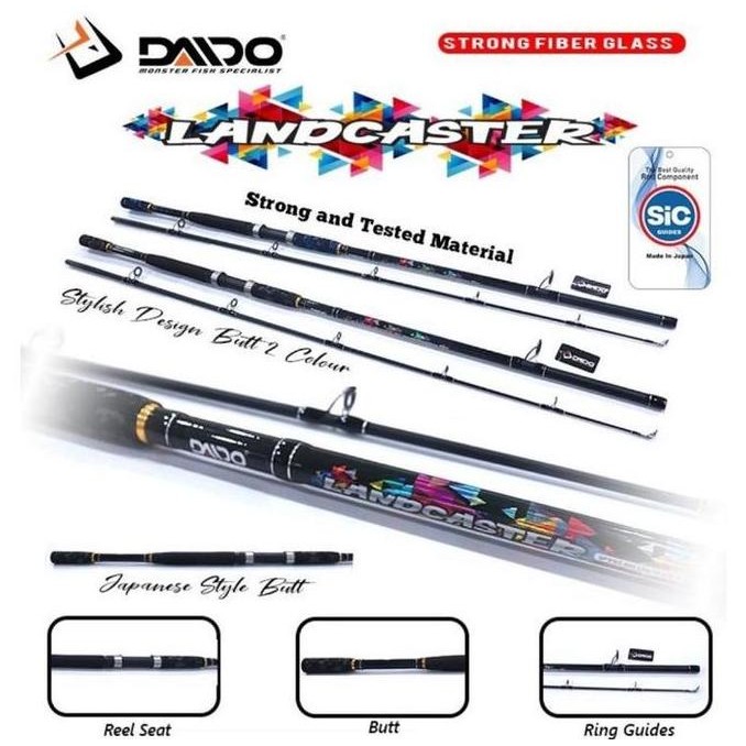 Tersedia Joran Pancing Daido landcaster 210cm 240cm 270cm 300cm