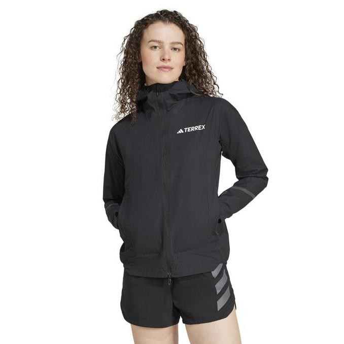 Jacket Outdoor Original Adidas Terrex Lightweight Waterproof Running Hiking Camping Women