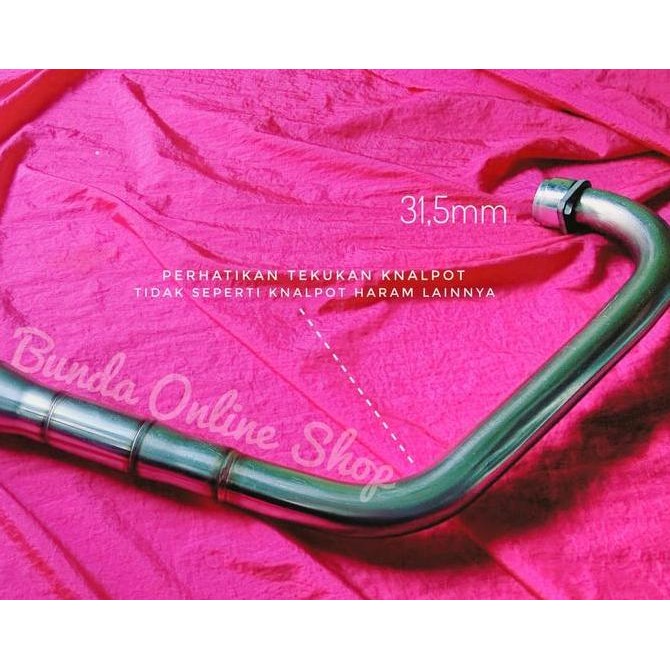 Leher Knalpot CLD Racing Yamaha Mio J Soul Gt 150 200 cc