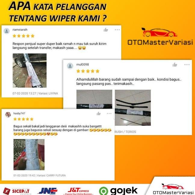 Wiper Kaca Mobil Frameless Suzuki APV