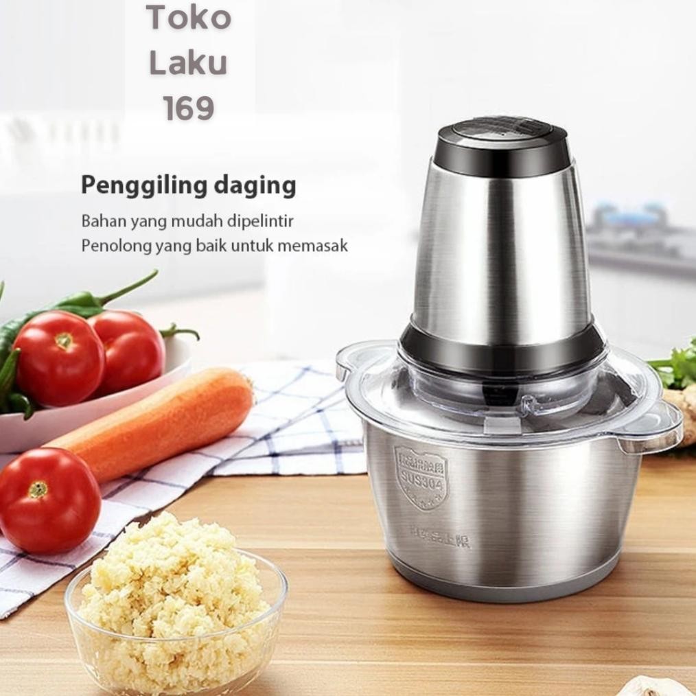 Chopper Blender Daging Meat Grinder Penggiling Daging Stainless / Chopper Daging Stainless