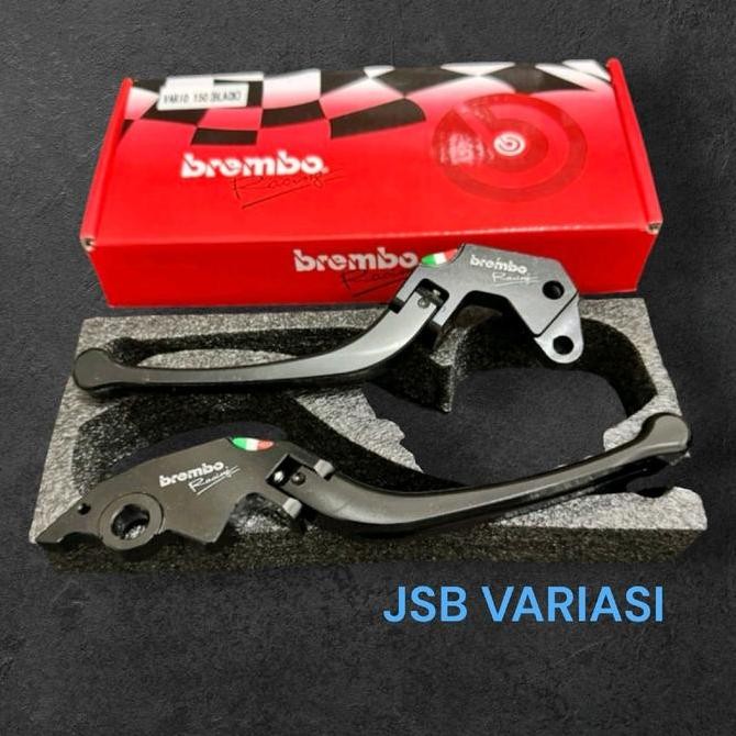 Paket 3in1 Handle Rem Lipat + Handgrip RCB HG55 + jalu stang CNC / Stylo 160 CBS Vario 160 CBS Vario