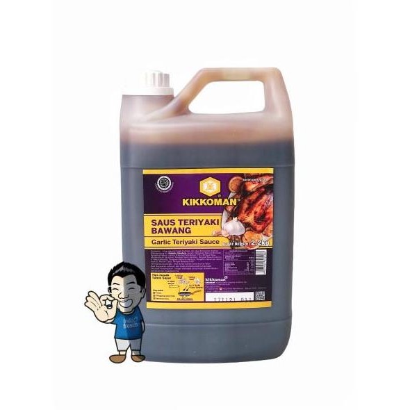 

Kikkoman Garlic Teriyaki Sauce-Saus Teriyaki Bawang Halal 2.2 Kg