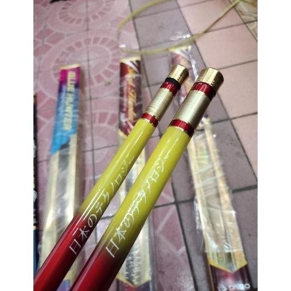 Tersedia Joran tegek pancing Daido blue red hunter 360cm 450cm tegek carbon