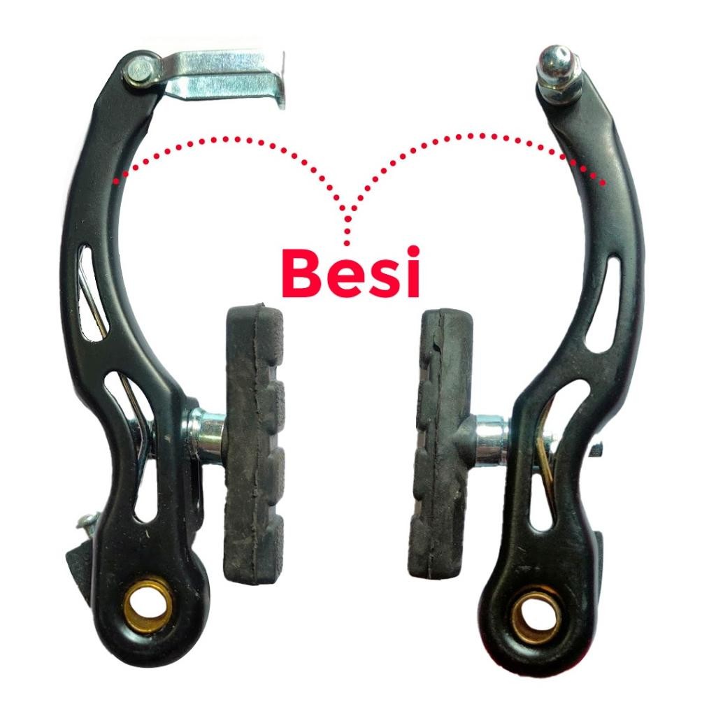 Termurah Rem V-Brake Sepeda Komplit 20 Bmx 24 26 Mtb 1 Set Rem Depan Belakang Kabel Iv-138