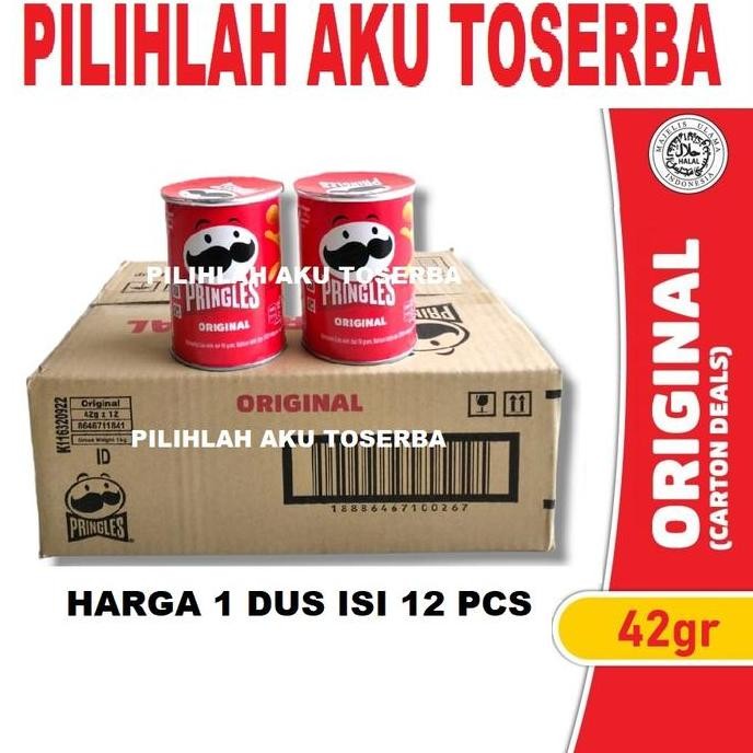 

Pringles Original Keripik Kentang 42 Gr - ( Harga 1 Dus Isi 12 )