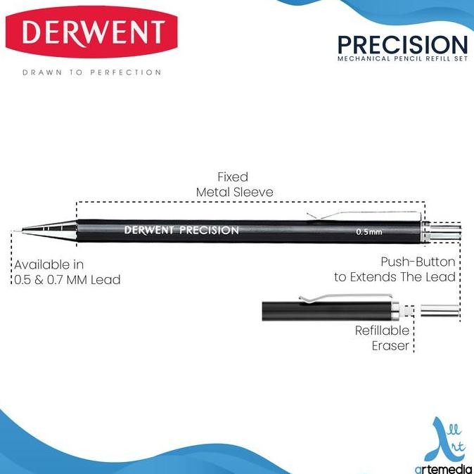 

Pensil Mekanik Derwent Precision Mechanical Pencil Set