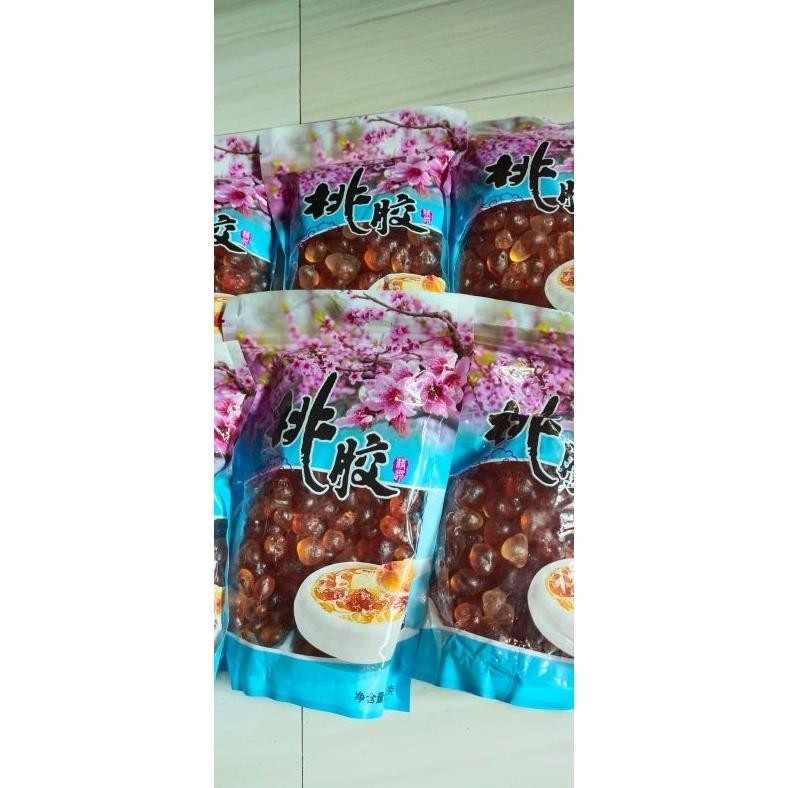 

ready peach gum pearl jumbo Super premium re-pack 250gr murah