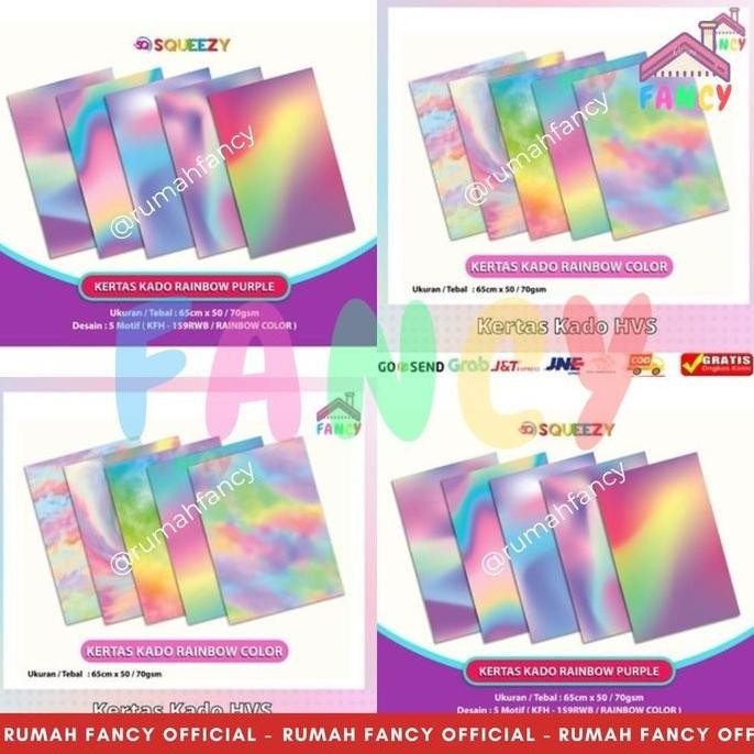 

ready stock [FREE PACKING DUS + BUBBLE] 50 Lembar Kertas Kado SQUEEZY BAHAN DOFF Aneka Motif Karakter (65x50/70 gsm)