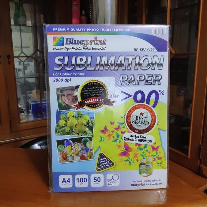 

baru Paper Sublim Blueprint A4 100 gram