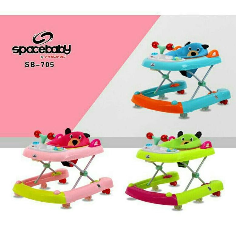 Space baby Push Walker 2in1 - SB 705 / 707 /709 Original AST