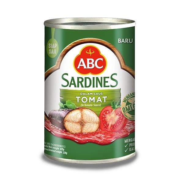 

ready ABC SARDINES TOMATO 425 GR - SARDEN murah