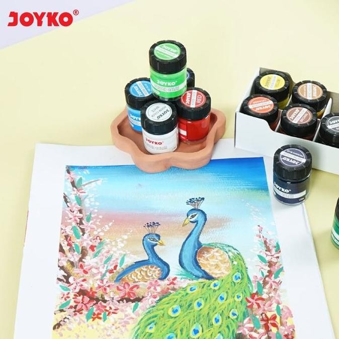 

ready CAT POSTER COLOR JOYKO POC 12 WARNA - POC-10ML-12
