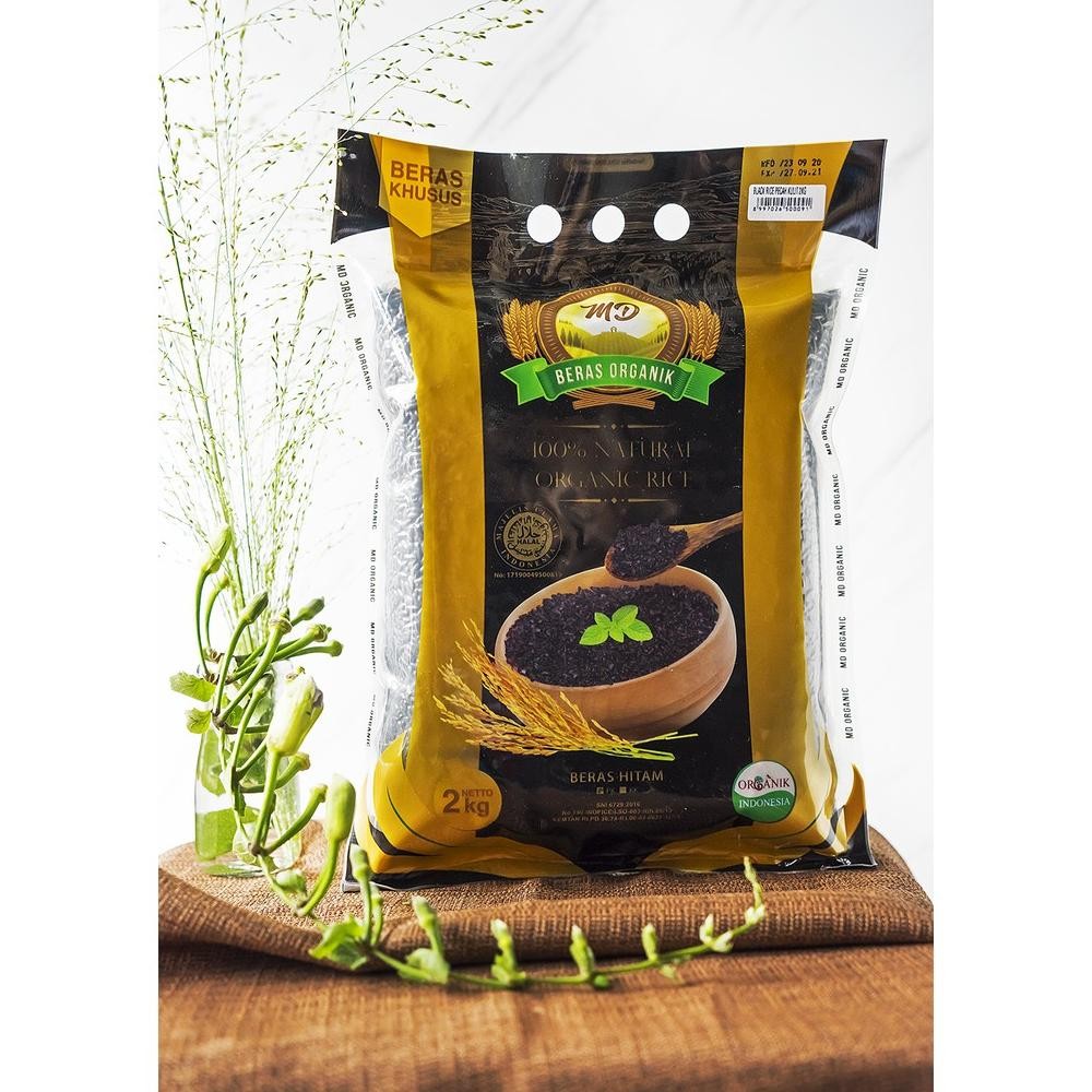 

ready MD Beras Hitam Kupas Kulit Organik / MD Organic Black Rice Kupas Kulit 2kg murah