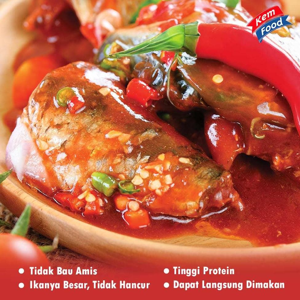 

ready PAKET 5 PCS SARDEN SAUS CABAI - Kemfood Sarden Saus Cabe - 125 gr murah