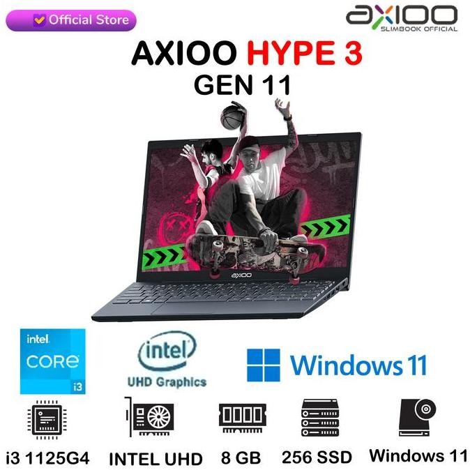LAPTOP AXIOO MYBOOK HYPE 3 G11 | i3 1125G4 8GB 256GB Windows 11