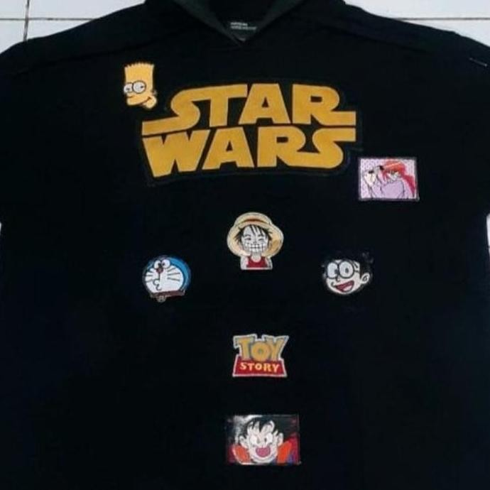 Back Patch Bordir Besar Jaket National Geographic Uk29x13.5 murah