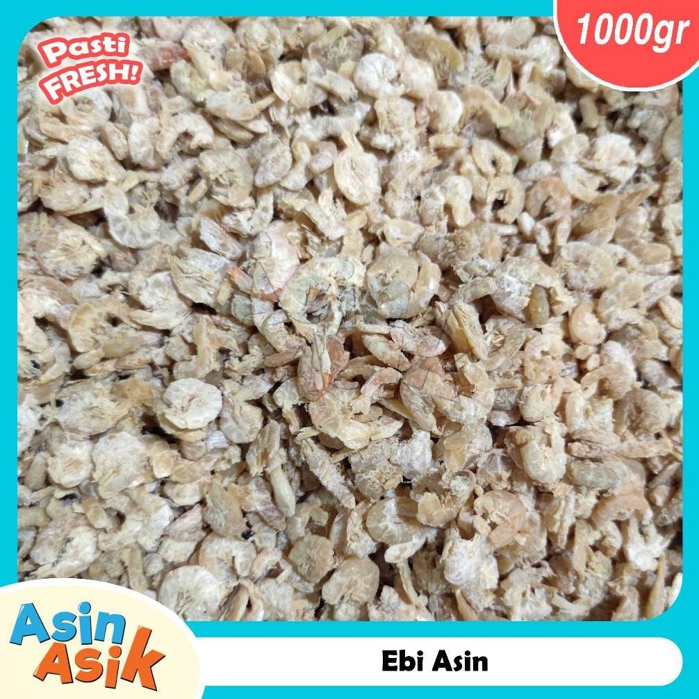 

ready Ebi Asin Premium Kualitas Super Segar Fresh 1kg murah
