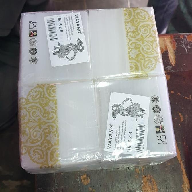 ready stock Plastik Bening PP Wayang ukuran 5x8 cm