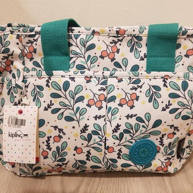 Promo Tas  Jinjing/Selempang Wanita Kipling Hijau Kombinasi.