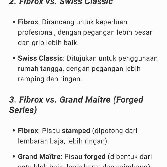 Sale Victorinox Fibrox Swiss Chef Knife Carving Pisau Dapur Ukir