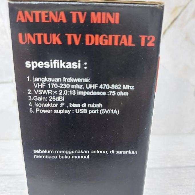 new  PROMO ANTENA DIGITAL INDOOR FLECO AT- 053 - ANTENA MINI DIGITAL T2