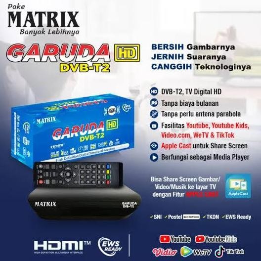 new  STB SETOPBOX SETOP BOX SET TOP BOX POLYTRON MATRIX DVBT2 TV DIGITAL TV