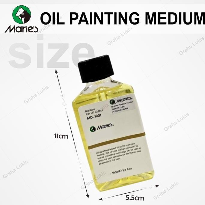

ready Maries Oil Painting Medium / Pengencer Cat Minyak 100ml MO-1031