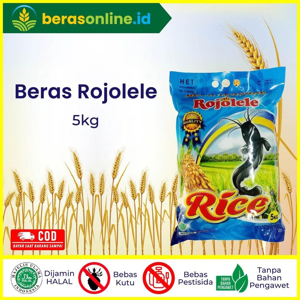 

ready Beras Online - Beras ROJOLELE 5kg murah