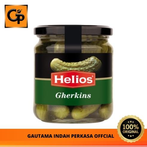 

ready Acar Timun Helios Gherkins Pickled 345g murah
